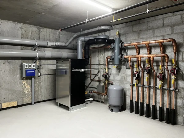 Système de fonte de neige commercial au gaz naturel